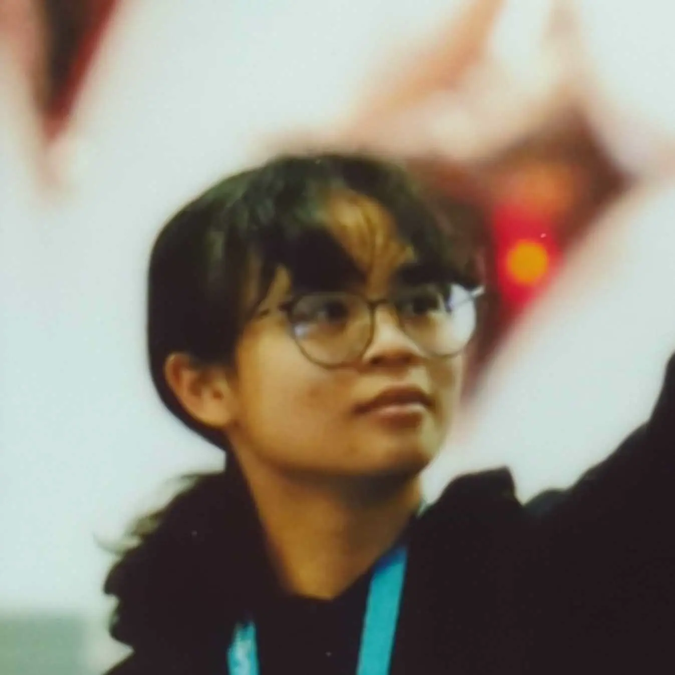 A polaroid photo of Nick